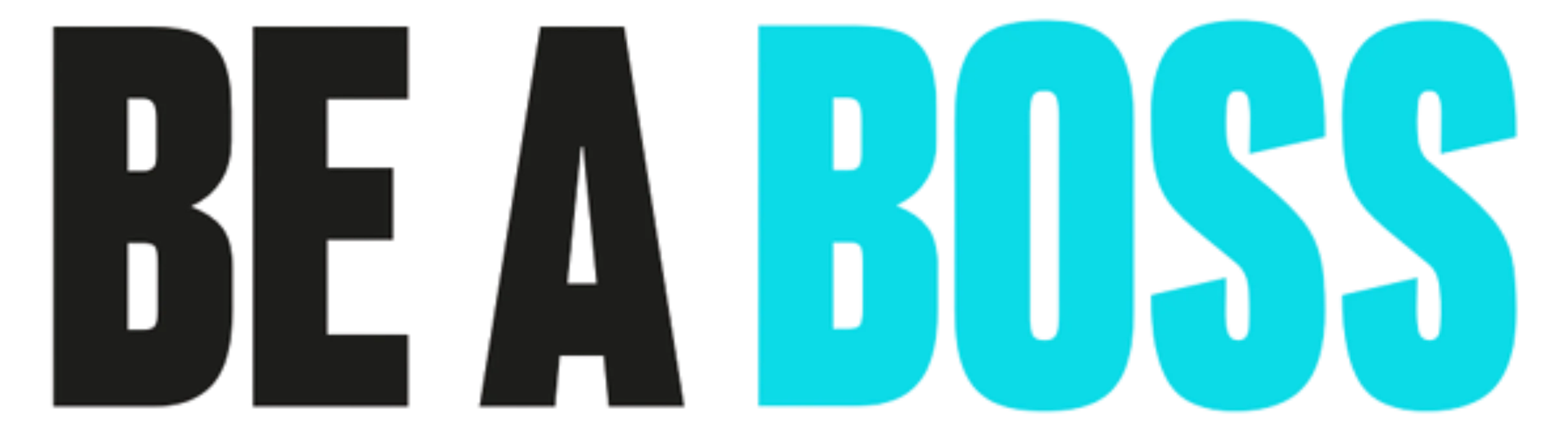 be a boss logo