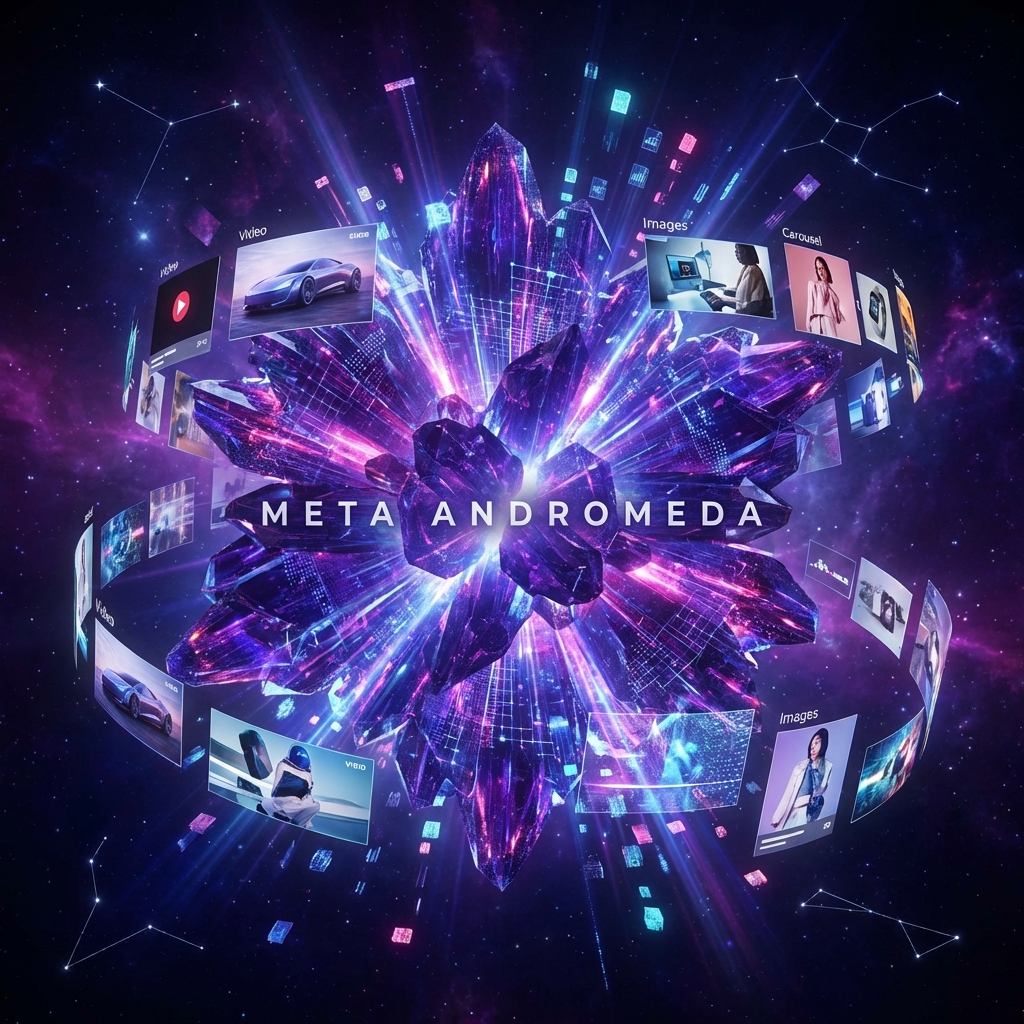 Illustration de la mise à jour Meta Andromeda